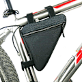 Miniatyrbillede 1 af 5: Cykelramme Opbevaringstaske, Vandafvisende Cykeltrekanttaske Black