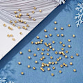 Miniatyrbillede 2 af 5: Omkring 100 stk. Gyldne Runde Teksturerede Spacer Perler 304 Rustfrit Stål Løse Perler Hypoallergen Metal Stribe Perle Spacer til DIY Armbånd Halskæde Smykke