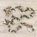 Miniatyrbillede 2 af 4: 5 stk. 45 Hoved Krans Falsk Rose Ranke Kunstig Blomst Hængende Rose Vedbend Hjem Hotel Kontor