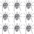 Miniatyrbild 1 av 5: 1 Ask 30 st Spindlar Berlocker Tibetansk Stil Antik Silver Små Spindlar Berlocker Bulk Halloween Legering Metall Insekt Berlocker för Smyckestillverkning Berlocker DIY Halsband