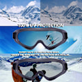 Miniatyrbild 5 av 5: 2-pack skidglasögon, Iave-kompatibla snowboardglasögon för