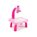 Miniatyrbillede 4 af 5: Børne Tegne Projektor Bord Projektion Tegnebræt Pædagogisk Tegnelegetøj Pink