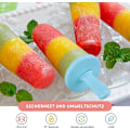 Miniatyrbillede 5 af 5: Glasforme, 12 isforme ispinde, isforme med plastikpinde, BPA-fri, små og store isforme