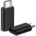 Miniatyrbild 1 av 5: Delar USB C-adapter, Micro USB till USB C-adapter, USB C till Micro USB-kontaktadapter, Typ C Hona Micro USB Hane-kontaktadapter för PC, Galaxy,