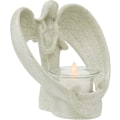 Miniatyrbild 3 av 5: Änglafigur Ljusstake, Kondoleansgåva med Flimrande LED-Ljus, Sorg, Begravning, Minnesgåva, Heminredning