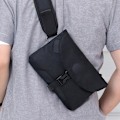 Pikkukuva 5 / 5: Vintage Canvas Messenger Bag Olkalaukku black