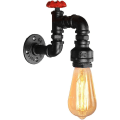 Miniatyrbillede 1 af 5: Industriel LED Smedejerns Væglampe E27 Base Sort (1 Pakke)