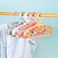 Miniatyrbillede 5 af 5: 10 STK Babybøjler Til Garderobe, Multifunktionel Plast Tykke Opbevaringsbøjler Til Børn Rosetknude Tørrebøjler Til Småbørn (Orange)