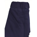Miniatyrbillede 5 af 6: Fluffy Trim Varm Hættefrakke, Casual Snøre Langærmet Vinterovertøj, Dametøj Dark blue 2XL