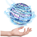 Miniatyrbild 2 av 5: Flynova Pro Flygande Boll Leksak - Handkontrollerad Flygande Orb Leksak  Globe Form Boomerang Flygande Spinner Mini Drone Hover Boll Med 360 Roterande Rgb-Ljus Red
