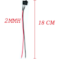Miniatyrbild 5 av 5: AC 6A/250V 10A/125V 2 Lödanslutning Spst På/Av Mini Båt Kabelansluten Vippströmbrytare 2-Pin Toggle Spst Strömbrytare Snäppfäste Med Kablar