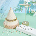 Miniatyrbild 5 av 5: 300 st 3 Färger Halva Tila Pärlor 4,5x2x2,5mm Syntetisk Hematit Platta Hantverkspärlor 2-Hålspärlor Frostade Japanska Lösa Distanspärlor för DIY Stapelbara Smycken