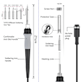 Miniatyrbillede 3 af 5: Loddestationssæt Digital Loddestation til DIY Reparationer Elektronik
