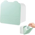 Miniatyrbillede 1 af 4: Sanitært Bind Opbevaringsboks, Plastik Bærbar Sanitært Bind Opbevaringspose Til Badeværelse