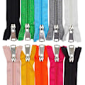 Miniatyrbilde 1 av 5: 10 stk. 80 cm delbare nylon spiralglidelåser, bulk #5 jakkeglidelåser for jakker, kåper, syhåndverk, 10 blandede farger
