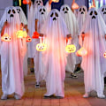 Miniatyrbillede 4 af 5: Børne/voksen Halloween Spøgelse Hvid Hætte Kappe Udklædning Kostume M