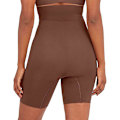 Miniatyrbillede 2 af 4: Højtaljede Formende Shorts, Mavekontrol Trusser Formende Undertøj Brown XL