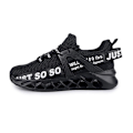 Miniatyrbild 2 av 5: Män Kvinnor Sneakers Andas Löparskor Mode Sport Skor 3D003 Black EU 41