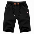 Miniatyrbilde 1 av 5: Herre Shorts Casual Sommer Shorts Med Lommer Black 3XL