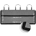 Miniatyrbillede 5 af 5: Bagagerumsorganiser 3. generation [7 gange opgradering] Super kapacitet bilorganiser, udstyret med [robust elastisk net & 4 magiske klæbepuder] Bagagerumsopbevaring grey