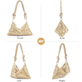 Pikkukuva 2 / 5: Strass-koristeltu crossbody-laukku naisille, hopea, kirjekuorilaukku, iltalaukku, käsilaukku, kimalteleva strassi, timanttikirjekuorilaukku juhliin, morsiamelle, iltalaukku hopea