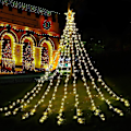 Miniatyrbilde 1 av 5: Juldekorasjoner Stjernelys Lyslenker, Led Julelys Eventyrlys Blinkende Lys For Utendørs Høytid Warm light UK Plug