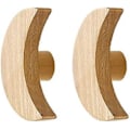 Miniatyrbild 1 av 5: Barnväggkrok i trä, väggkrok, väggmonterad klädhängare för väska, handdukar och ytterkläder, skandinavisk inredning (2-pack)