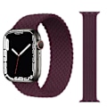 Miniatyrbild 1 av 4: Lämplig för Iwatch-rem, enkel nylon elastisk vävd, Apple Watch Apple nylonrem Red L
