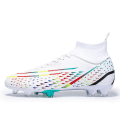 Miniatyrbillede 2 af 5: Herre Fodboldsko Pigge Fodboldsko Til Unge Ankelstøvler Atletisk Sneaker 601A White EU 43