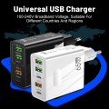 Miniatyrbillede 5 af 9: 65W PD Multiport Hurtigoplader - PD og 3 USB-porte Adapter hvid