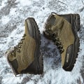 Miniatyrbillede 3 af 5: Herre Vandresko Mid-Top Varme Fleece Bomuldssko Fr9055 Green EU 42