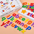 Miniatyrbilde 4 av 5: 60 stk. Barnespill med staveord Gutter og jenter Kognitivt engelsk alfabet Barnehage Baby Tidlig utdanning Pedagogiske puslespillleker