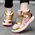 Miniatyrbild 4 av 4: Barn Sneakers Cartoon Mode Sneakers Fashion Platta Skor För Flickor Fr2107 Orange EU 38