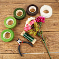 Miniatyrbild 3 av 5: 10 rullar blomstertejp julblomsterlim med 5 färger, 0,5 tum bred med 30 meter för bukettstamomslag blomsterhandlare tejp blommor gör tejp (dar