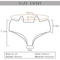 Miniatyrbilde 2 av 5: Dame Sømløse Truser Hipster Bikini Lav Livhøyde Usynlige Truser 3-pakning 3 Color B