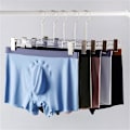 Miniatyrbild 3 av 5: Herrunderkläder Boxer Briefs, Bomullskomfort Mjuka Boxer Briefs För Män, Fukttransporterande Andas green XL