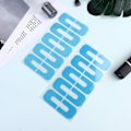 Miniatyrbild 2 av 5: Nagellack Stencil, Peel Off Sticker Tape Manikyr Anti Overflow Förpackning Nagelskydd U-Form Tejp För Nagelkonst Målning Gradering Stämpling