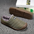 Miniatyrbild 4 av 5: Herrtofflor Varma Vintertofflor för Dam Inomhus Hus Slip On Med Bomull Utomhus 2Kby-6 Khaki 48