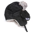 Miniatyrbillede 2 af 5: Sztxj Unisex Herre Dame Russisk Hue Trapper Bomber Varm Øreklapper Vinter Ski Hue Kasket Huer (sort)