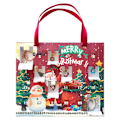 Miniatyrbillede 6 af 6: 1 stk., Jule 24 Grid Nedtællingskalender Blind Box Sæt Jul Kreativ Håndlavet DIY Børnearmbånd Gaver Juledekoration blå