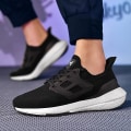 Miniatyrbillede 4 af 5: Herre Sport Løbesko Åndbare Letvægts Sneakers 1Ga23 BlackWhite EU 41