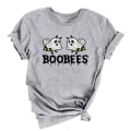 Miniatyrbilde 3 av 5: Bumble Bee T-skjorte, Boo Bees Morsom Halloween T-skjorte White M