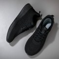 Miniatyrbillede 3 af 5: Løbesko til mænd Letvægt Åndbare Vandresko Atletiske Mode Sneakers 3Dsf022 Black EU 44
