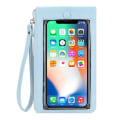 Miniatyrbilde 1 av 5: Touchscreen Telefonveske for Kvinner med Håndstropp for Utendørs Shopping og Dating Light Blue