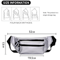 Miniatyrbild 2 av 5: Pu Pocket Herr En-axlad Crossbody Väska-fritids Ryggsäck Sport Diagonal Bakficka silver