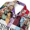 Miniatyrbild 4 av 5: Damer Julpyjamas Set, Taylor Pyjamas Button Down Loungewear Sovkläder style 4 L