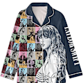 Miniatyrbild 3 av 5: Damer Julpyjamas Set, Taylor Pyjamas Button Down Loungewear Sovkläder style 3 XL