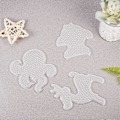 Miniatyrbillede 5 af 5: 15 Stykker Dyre Perleplader til Strygeperler Klare Plastik Skabelon Perleplader til Hobbyperler (Fisk And Hund Hval Sommerfugl Kat)