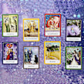 Miniatyrbilde 3 av 5: 49 stk./sett Tarot Morsomt Magisk Kostnadseffektivt Chakra Visdom Oracle Kort For Voksen