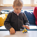Pikkukuva 3 / 5: Rakennusautolelut, Lelusetti kaivinkoneille, Insinöörirakennusauto, pojille ja tytöille 3+ vuotiaille